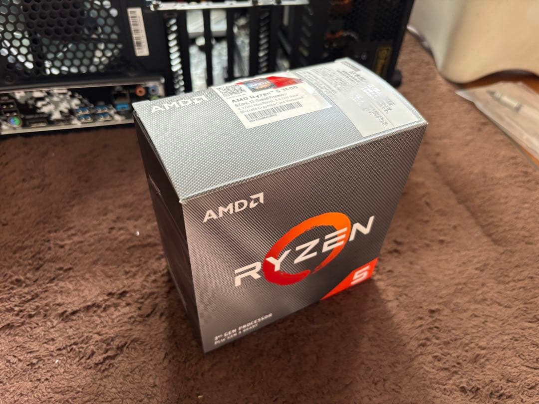 AMD Ryzen 5 3600 CPU & 新品純正クーラー付