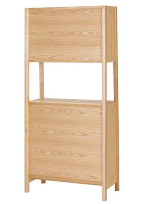 【2月中旬までの出品】木製オープンシェルフ 4段 ナチュラル