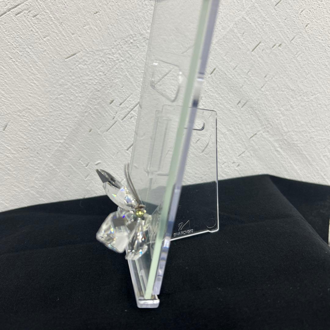 スワロフスキー　写真立て　蝶　箱付き
