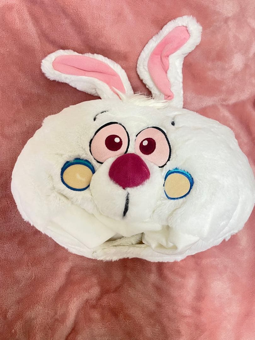 東京ディズニーリゾート　ランド　シホワイトラビット　ファンキャップ　白うさぎ