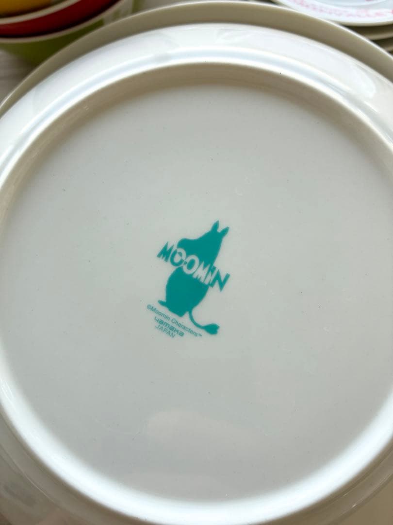 ムーミン谷のキャラクター皿12枚セット　パスタ皿、ボウル、小皿
