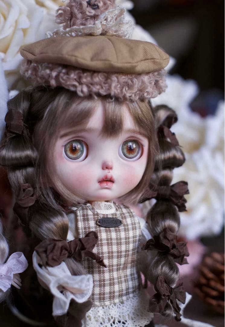 カスタムブライス 海外作家様 幼い かわいい 小さなお目目 カカオ フルセット