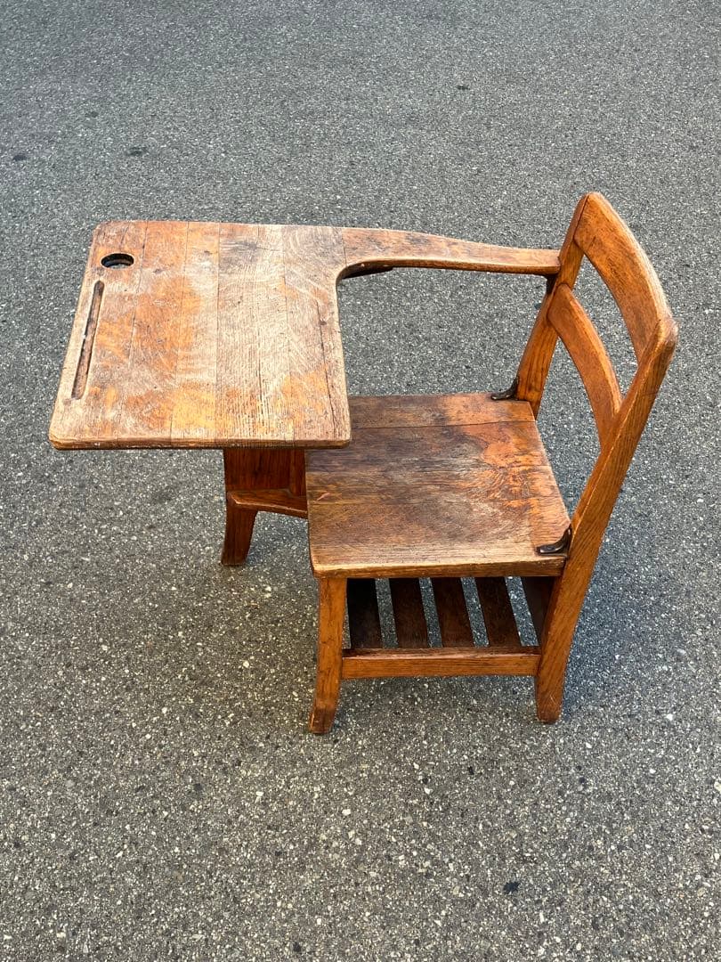 【希少】アンティーク スクール デスク 1920年代 1点物 レトロ MA1