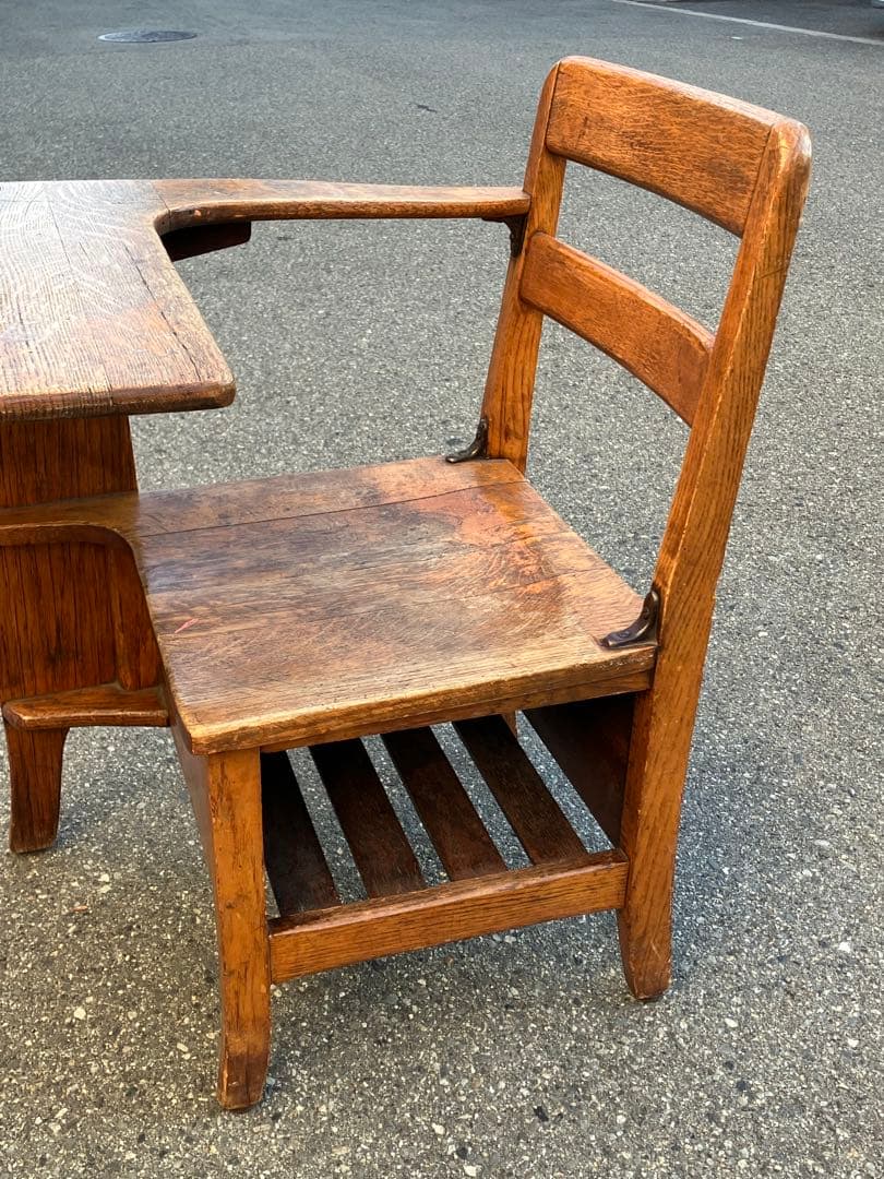 【希少】アンティーク スクール デスク 1920年代 1点物 レトロ MA1