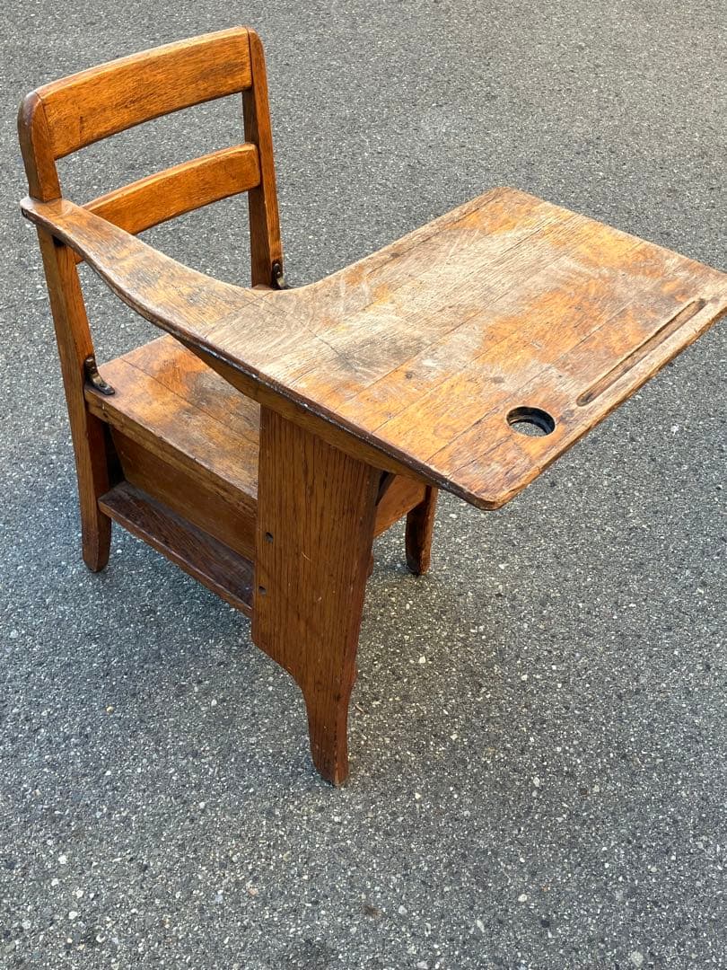 【希少】アンティーク スクール デスク 1920年代 1点物 レトロ MA1