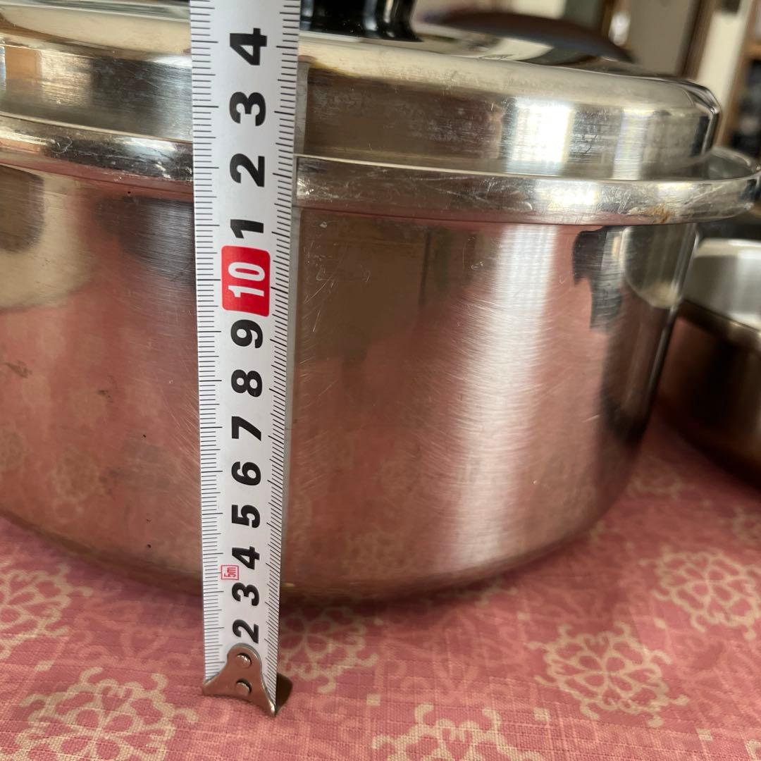 INKORステンレス鍋.フライパンセット