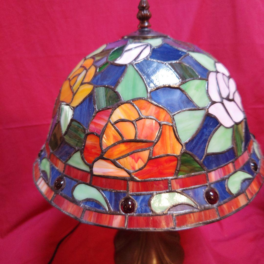 ステンドグラス　ライト薔薇　【最終価格】