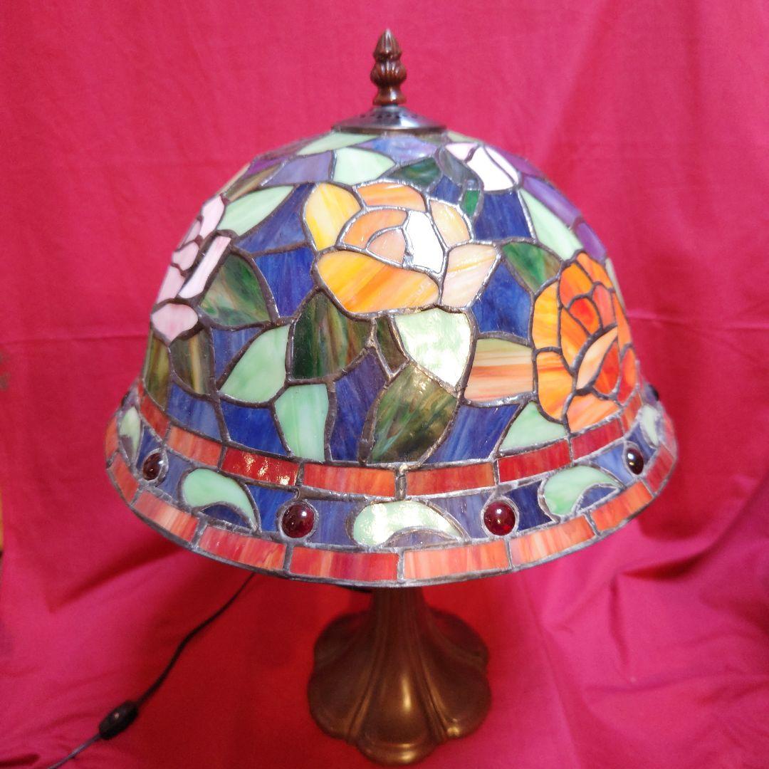 ステンドグラス　ライト薔薇　【最終価格】