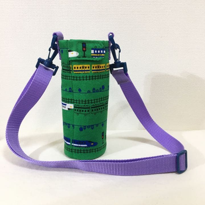 ハンドメイド　オーダー　水筒　カバー　電車