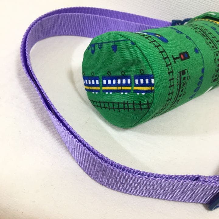 ハンドメイド　オーダー　水筒　カバー　電車