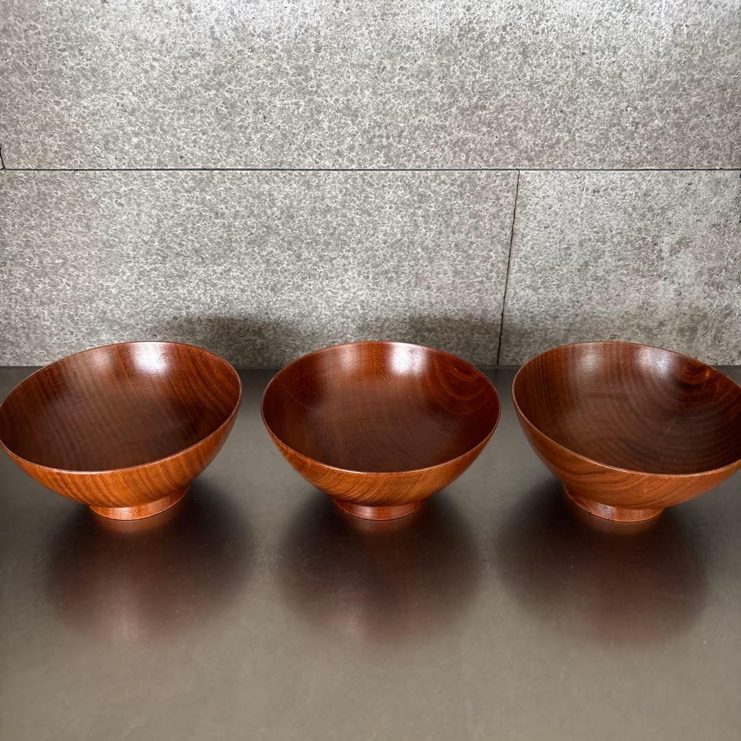 《ほぼ新品》【我戸幹男商店】山中漆器　飯椀　　桜　老舗　茶碗