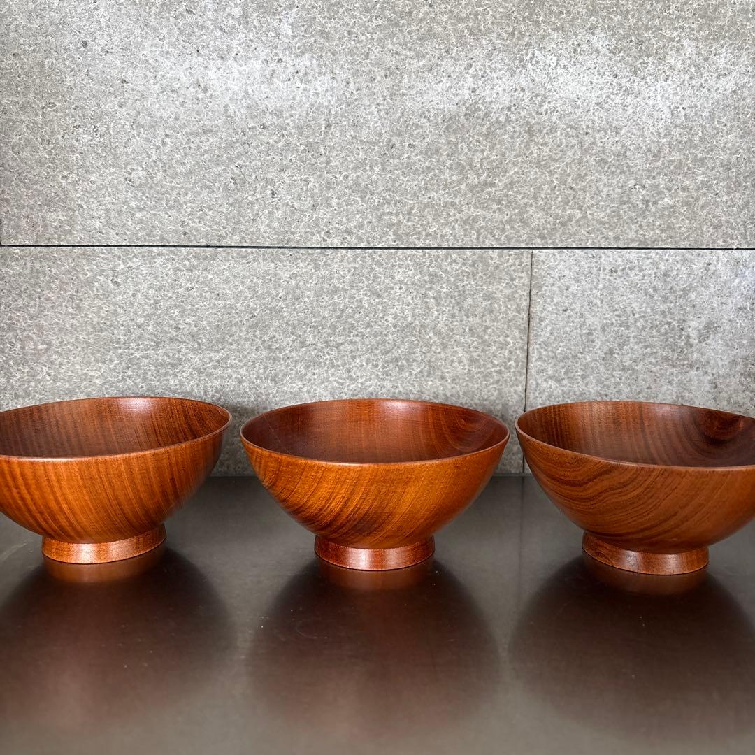 《ほぼ新品》【我戸幹男商店】山中漆器　飯椀　　桜　老舗　茶碗