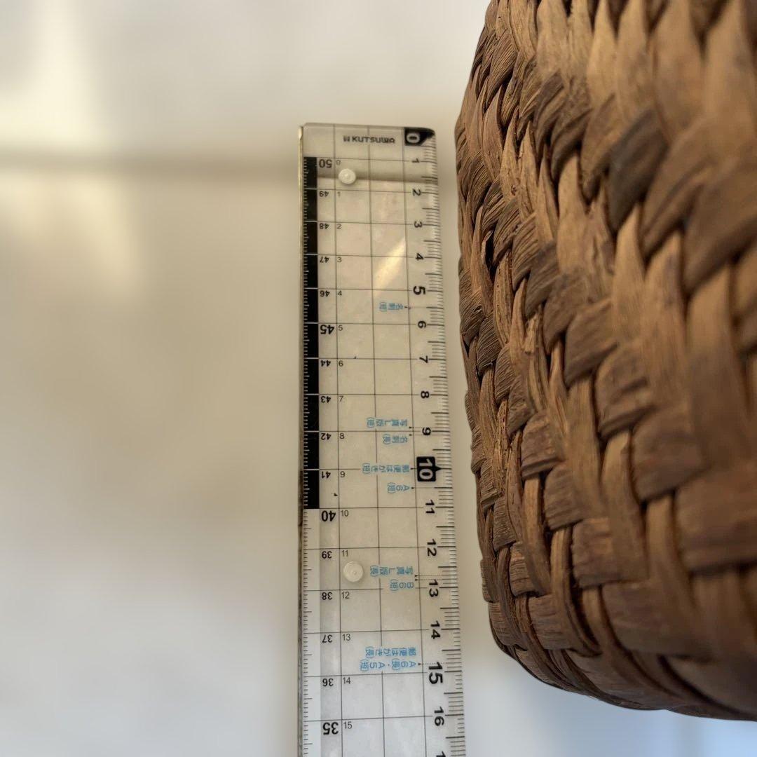 【期間限定SALE】 山葡萄編み込みかごバッグ　特大　純国産