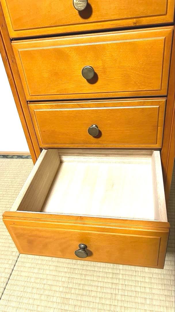 大塚家具 OTSUKA 5段チェスト 天然木幅40cm 小型チェスト 収納棚