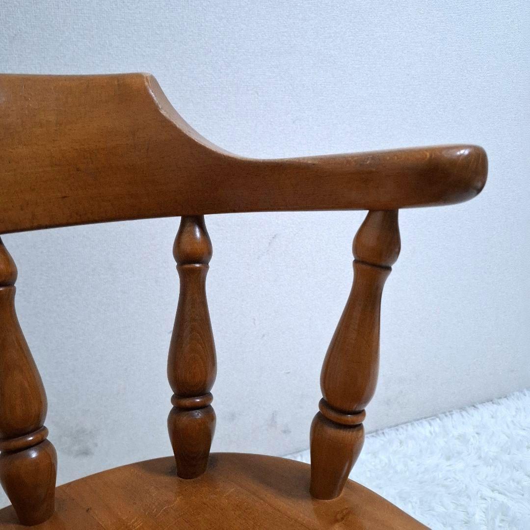 柏木工 木製 背もたれ 肘掛け付き椅子 アームチェア