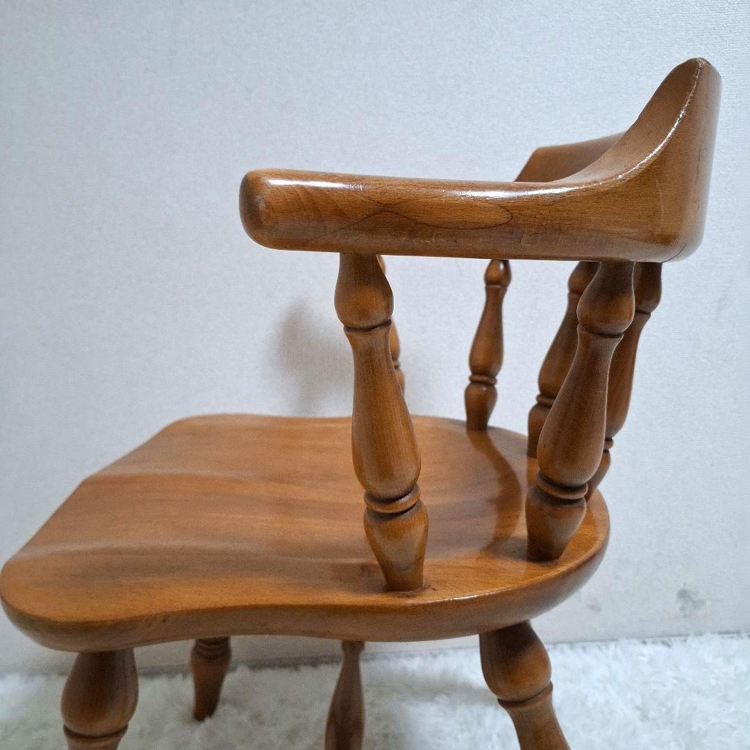 柏木工 木製 背もたれ 肘掛け付き椅子 アームチェア