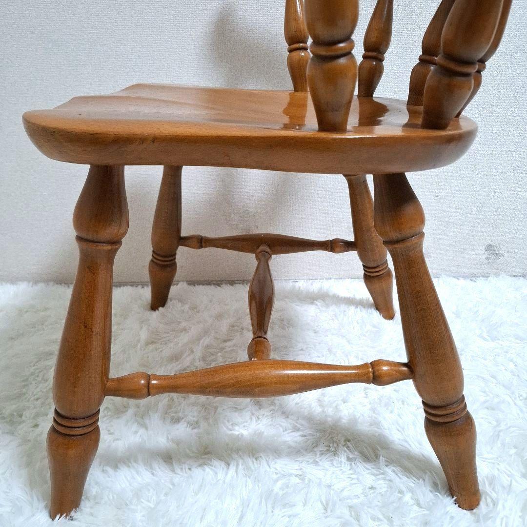 柏木工 木製 背もたれ 肘掛け付き椅子 アームチェア