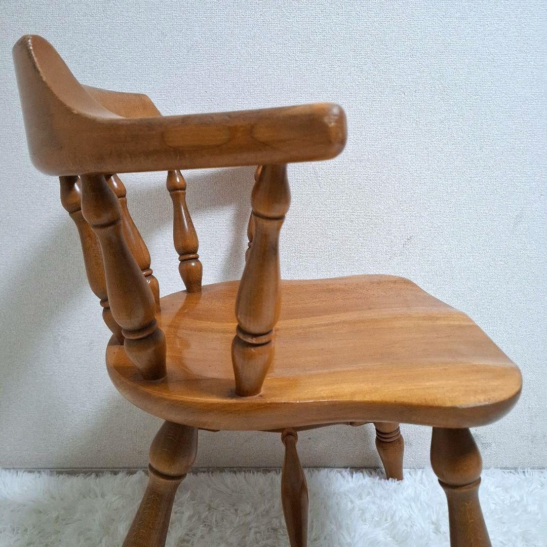 柏木工 木製 背もたれ 肘掛け付き椅子 アームチェア