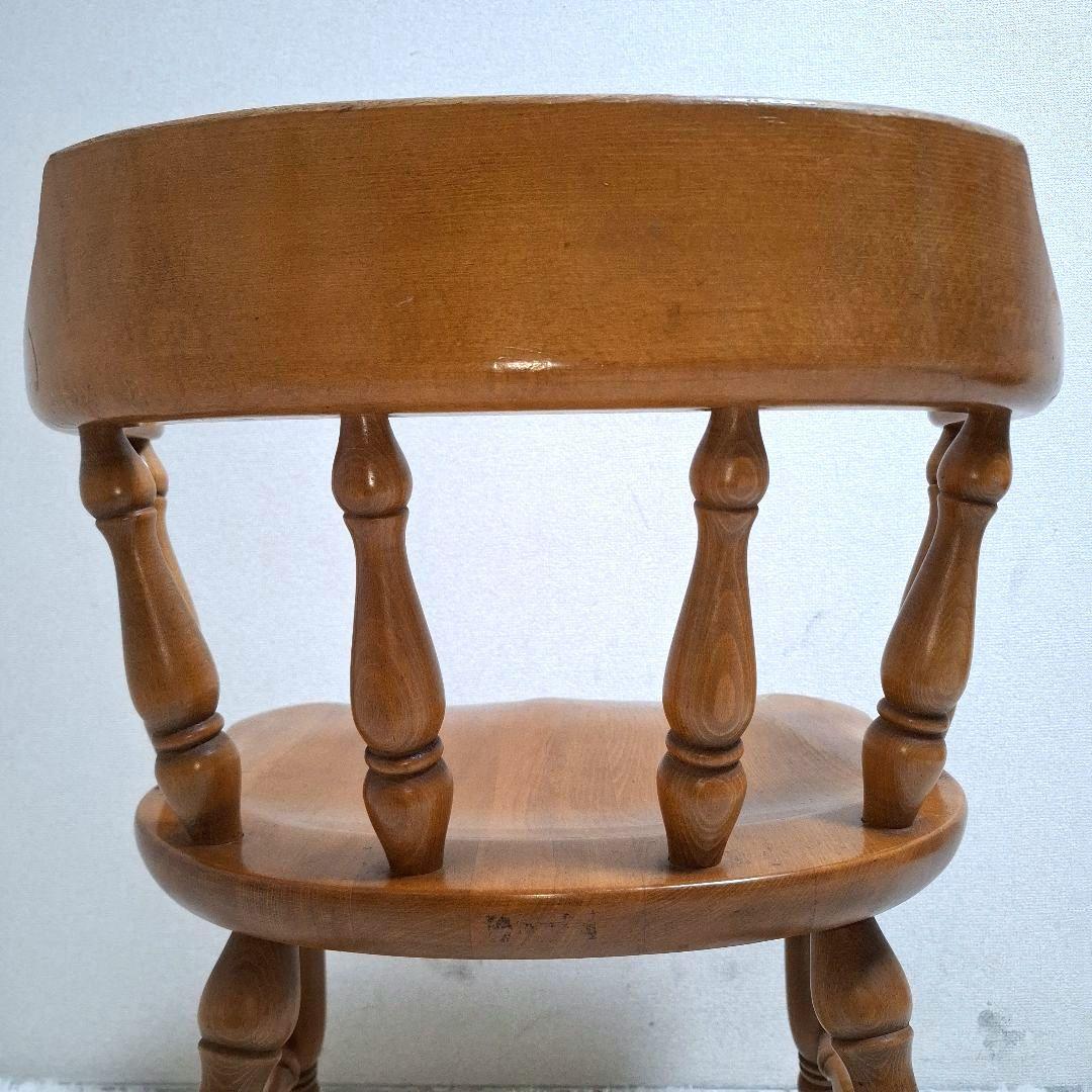 柏木工 木製 背もたれ 肘掛け付き椅子 アームチェア