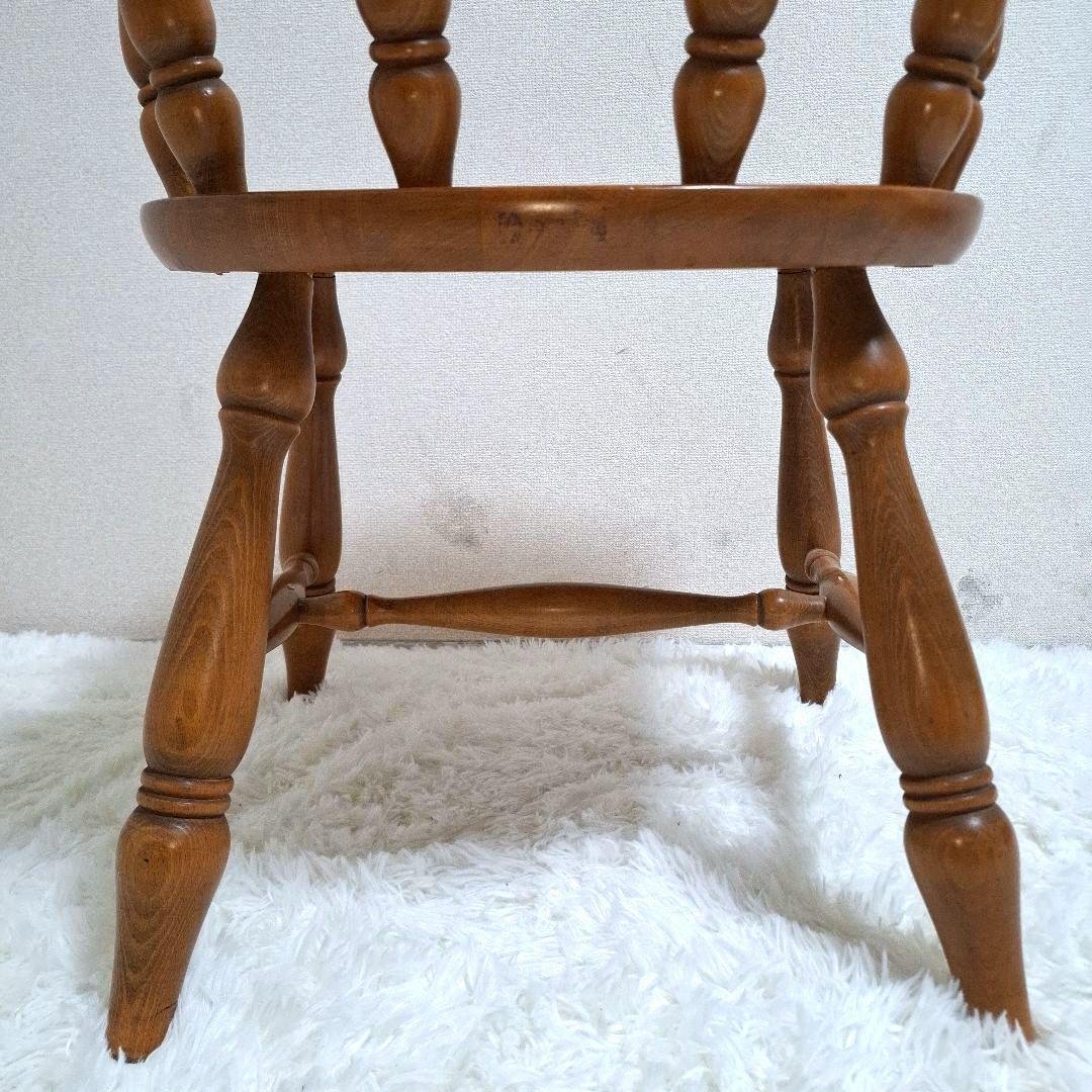 柏木工 木製 背もたれ 肘掛け付き椅子 アームチェア