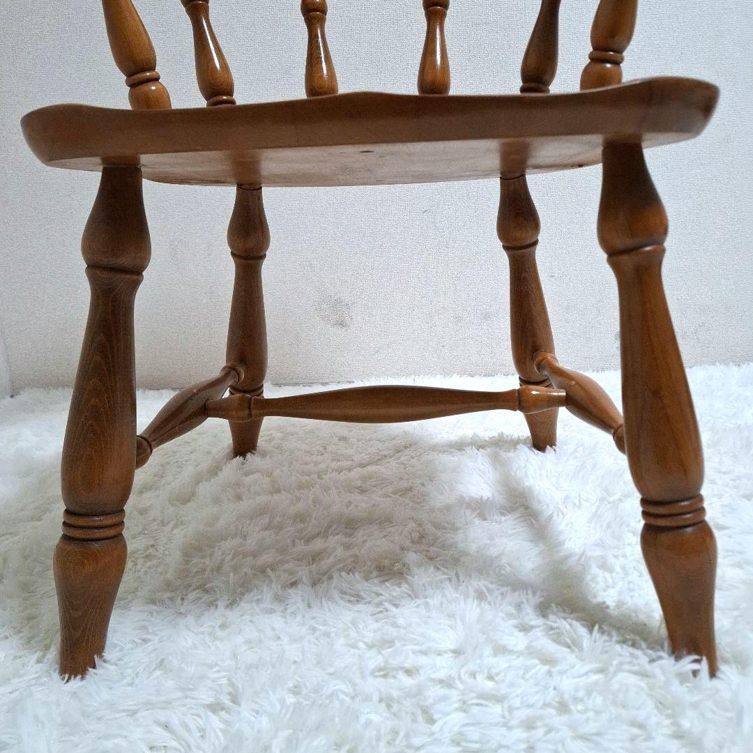 柏木工 木製 背もたれ 肘掛け付き椅子 アームチェア