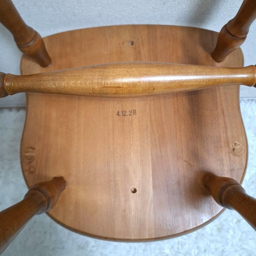 柏木工 木製 背もたれ 肘掛け付き椅子 アームチェア