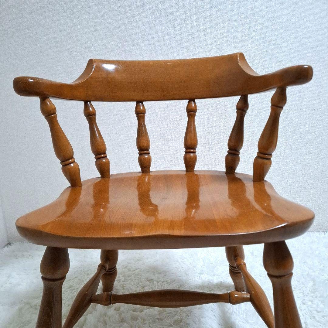 柏木工 木製 背もたれ 肘掛け付き椅子 アームチェア