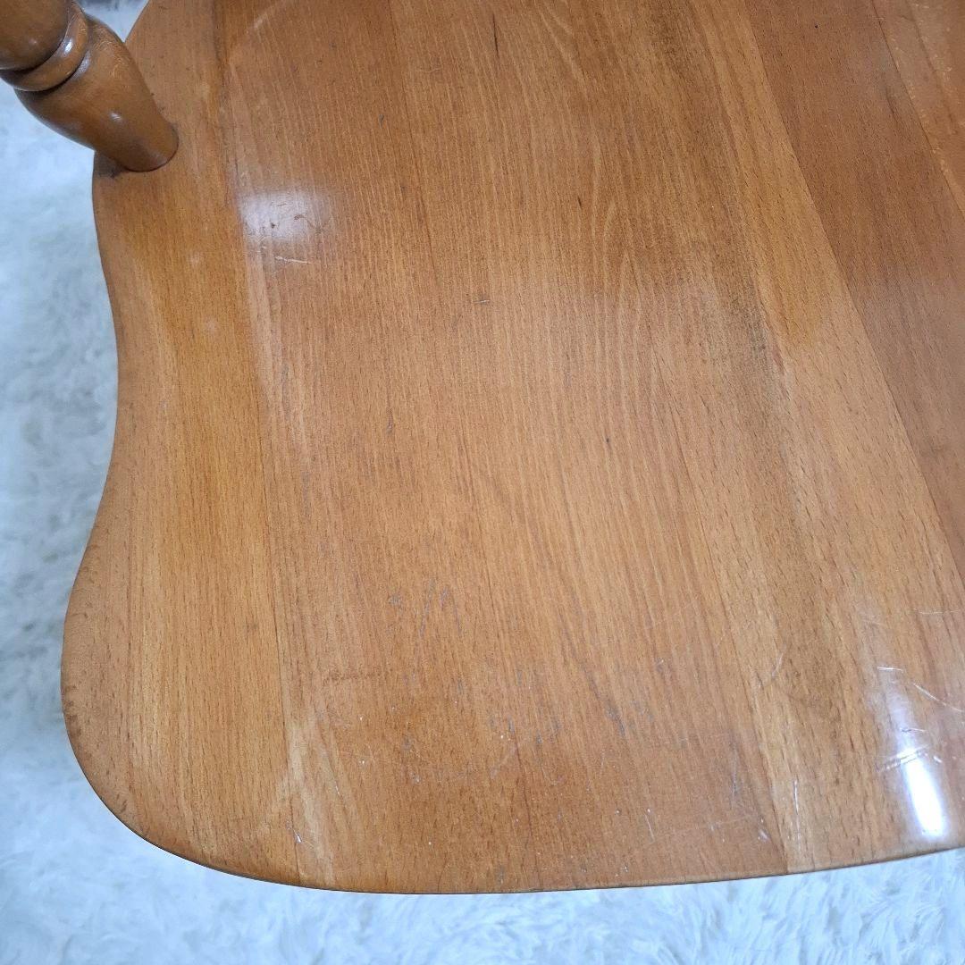 柏木工 木製 背もたれ 肘掛け付き椅子 アームチェア