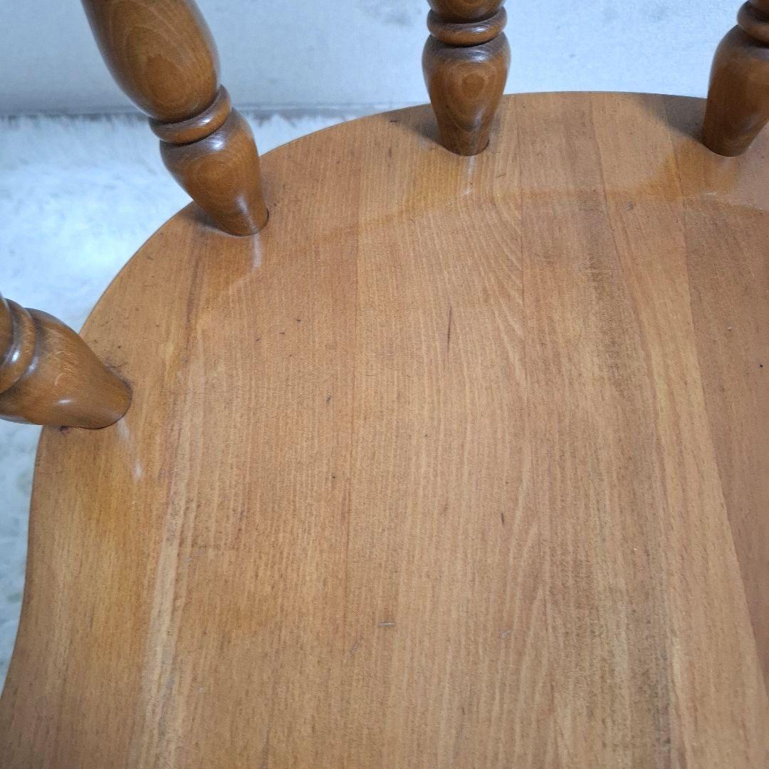 柏木工 木製 背もたれ 肘掛け付き椅子 アームチェア