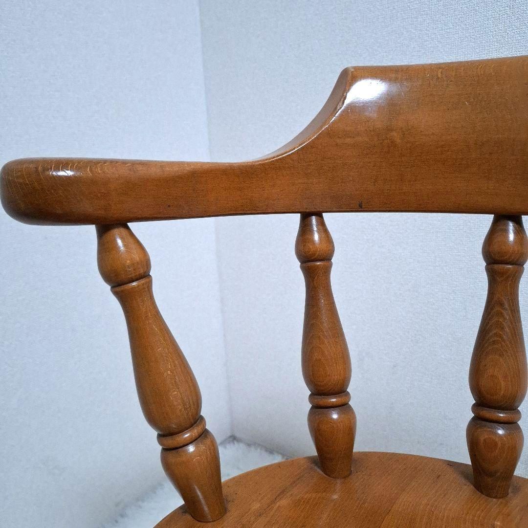 柏木工 木製 背もたれ 肘掛け付き椅子 アームチェア