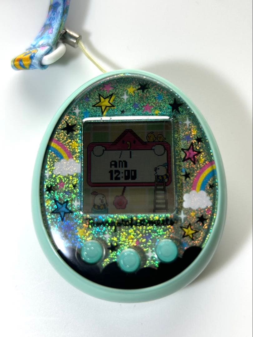 たまごっちみーつ マジカルみーつver. グリーン　ストラップ付　動作確認済み