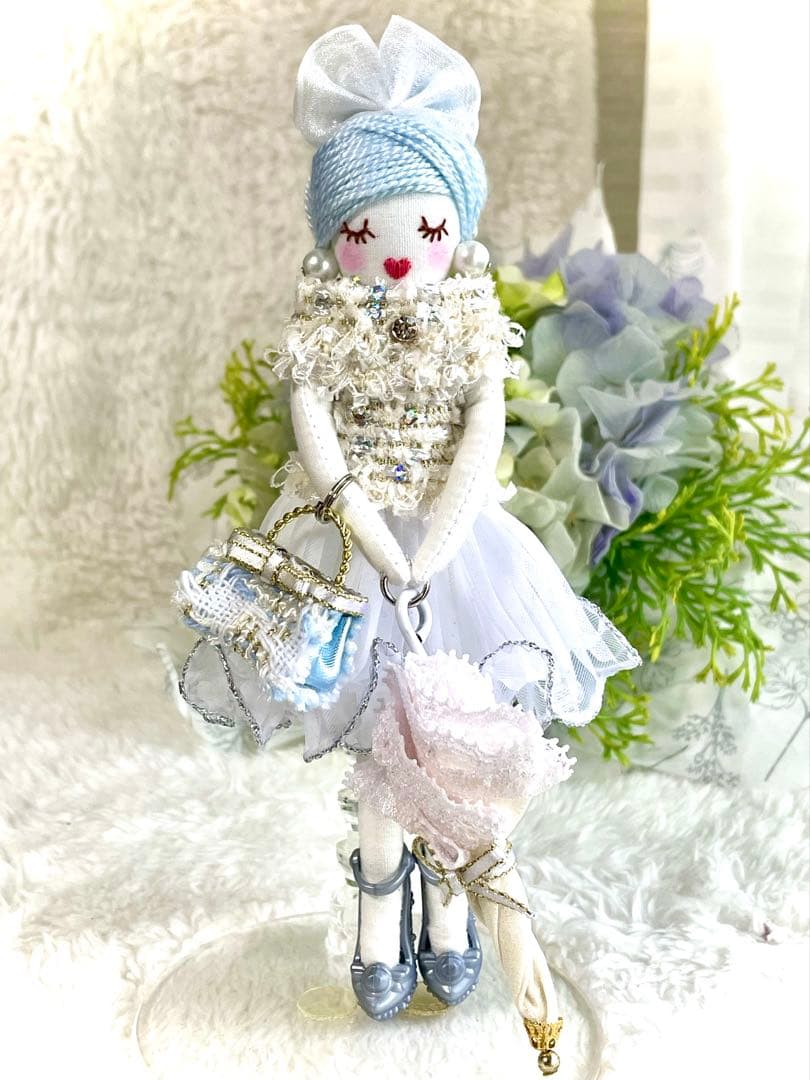 和装❤️小紋着物❤️日傘♡ハンドメイド♡ドールチャーム