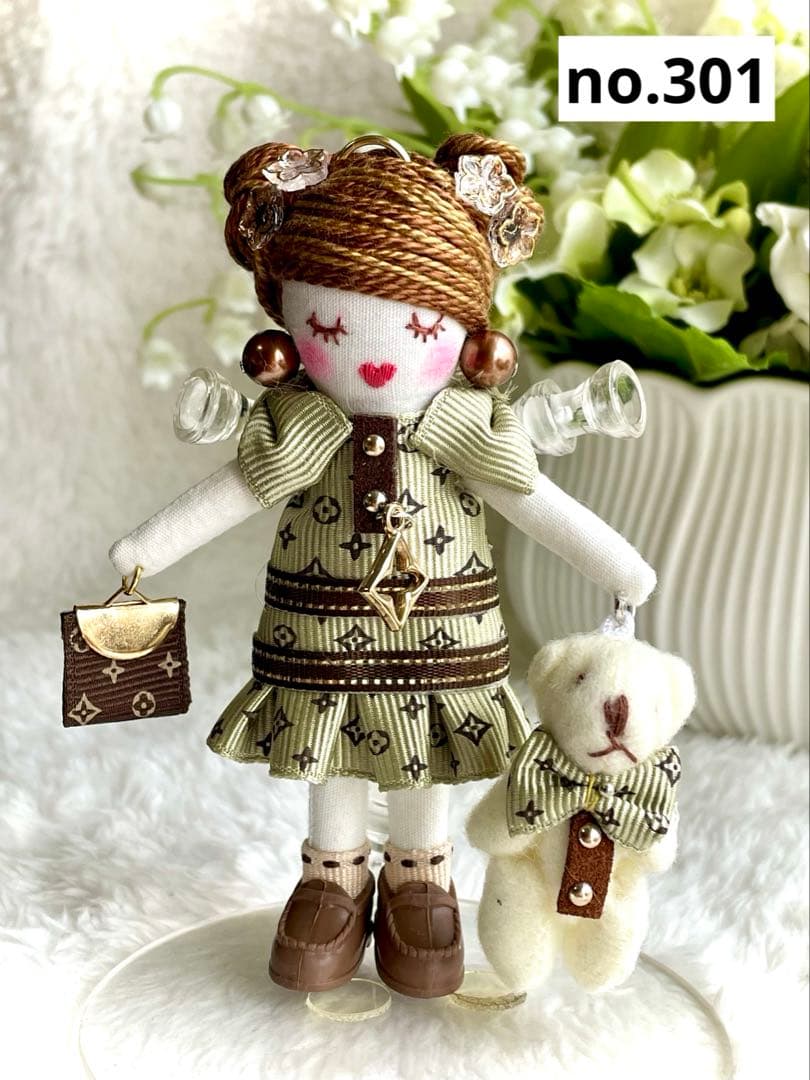 和装❤️小紋着物❤️日傘♡ハンドメイド♡ドールチャーム