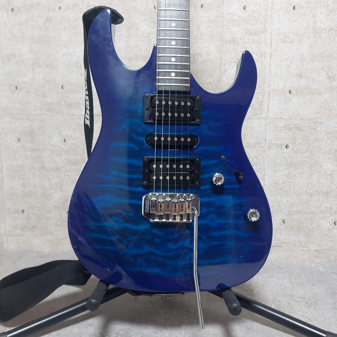 メンテナンス済 GIO Ibanez エレキギターセット GRX70QA-TBB
