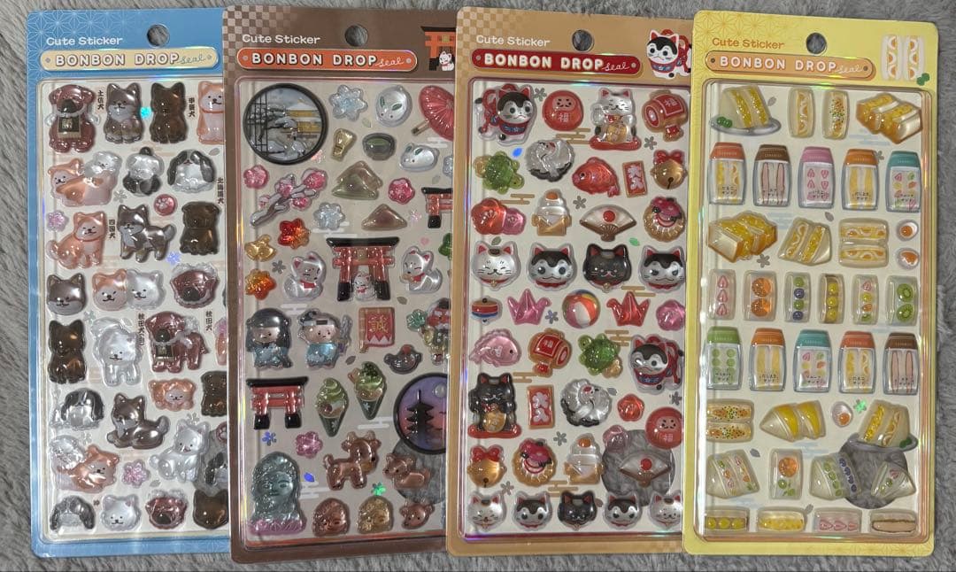 ⭐︎正規品⭐︎ボンボンドロップ　和柄　たまごサンド　縁起物　古都巡り　日本犬　セット