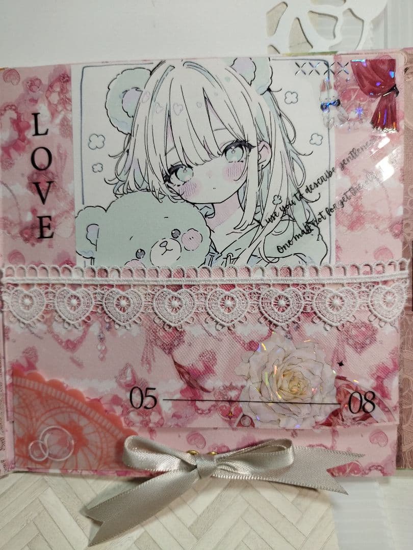 おすそ分けファイル女の子　男の子　No.7 平袋　マステケース