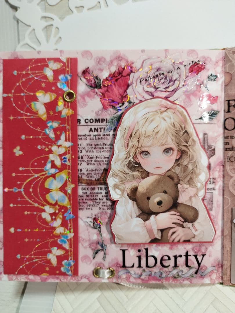 おすそ分けファイル女の子　男の子　No.7 平袋　マステケース