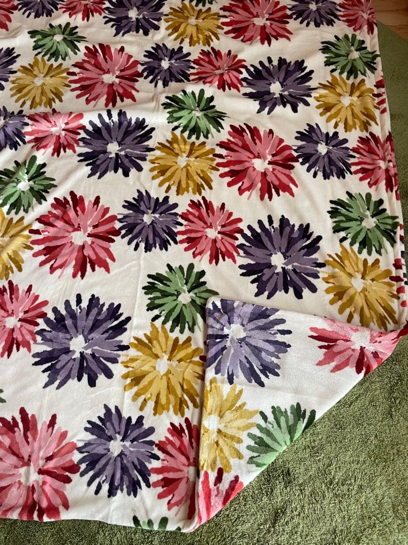 大処分【シビラ】コエテ　フランネル掛カバー　ダブル　190×210 ホワイト