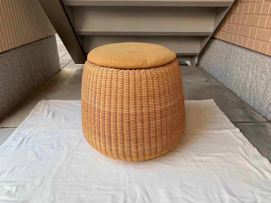 希少 山川ラタン 剣持勇デザイン ヴィンテージ スツール ジャパニーズモダン D