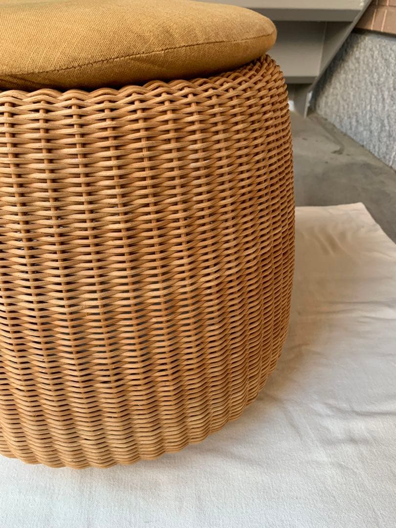 希少 山川ラタン 剣持勇デザイン ヴィンテージ スツール ジャパニーズモダン D