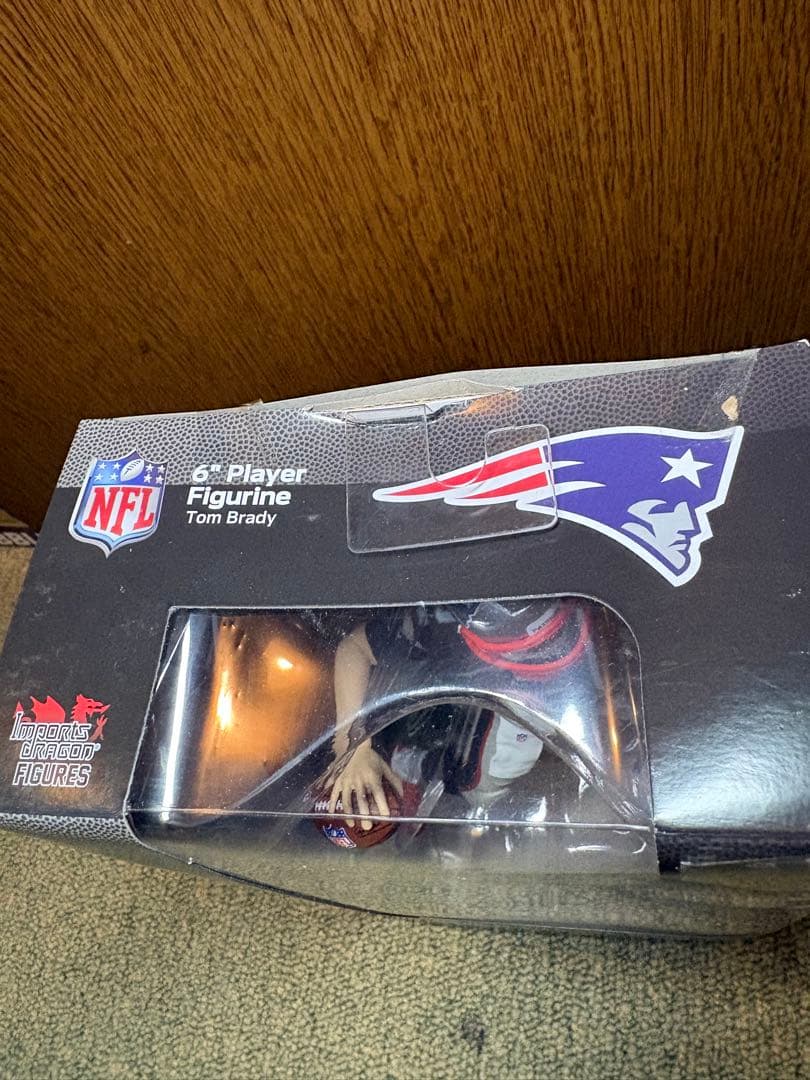 NFL 6インチ トム・ブレイディ フィギュア ペイトリオッツ/紺