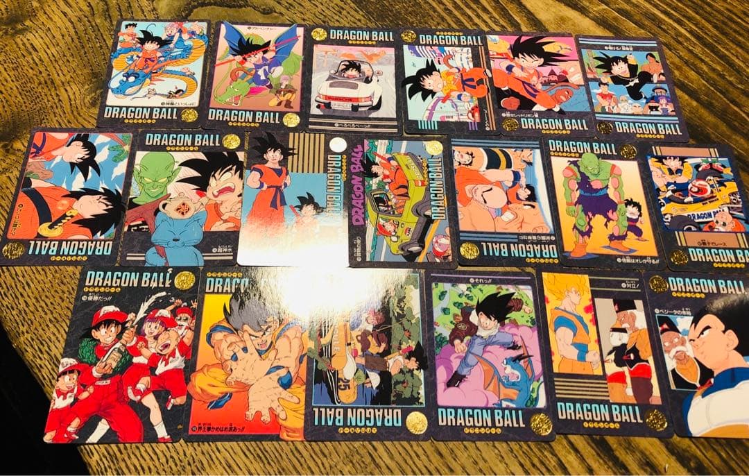 【当時品】19枚 ドラゴンボール ビジュアルアドベンチャー ノーマル カードダス