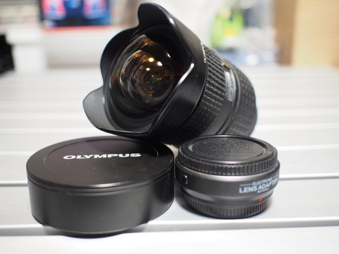 -☆- OLYMPUS 7-14mm F4.0マイクロフォーサーズアダプタ付属