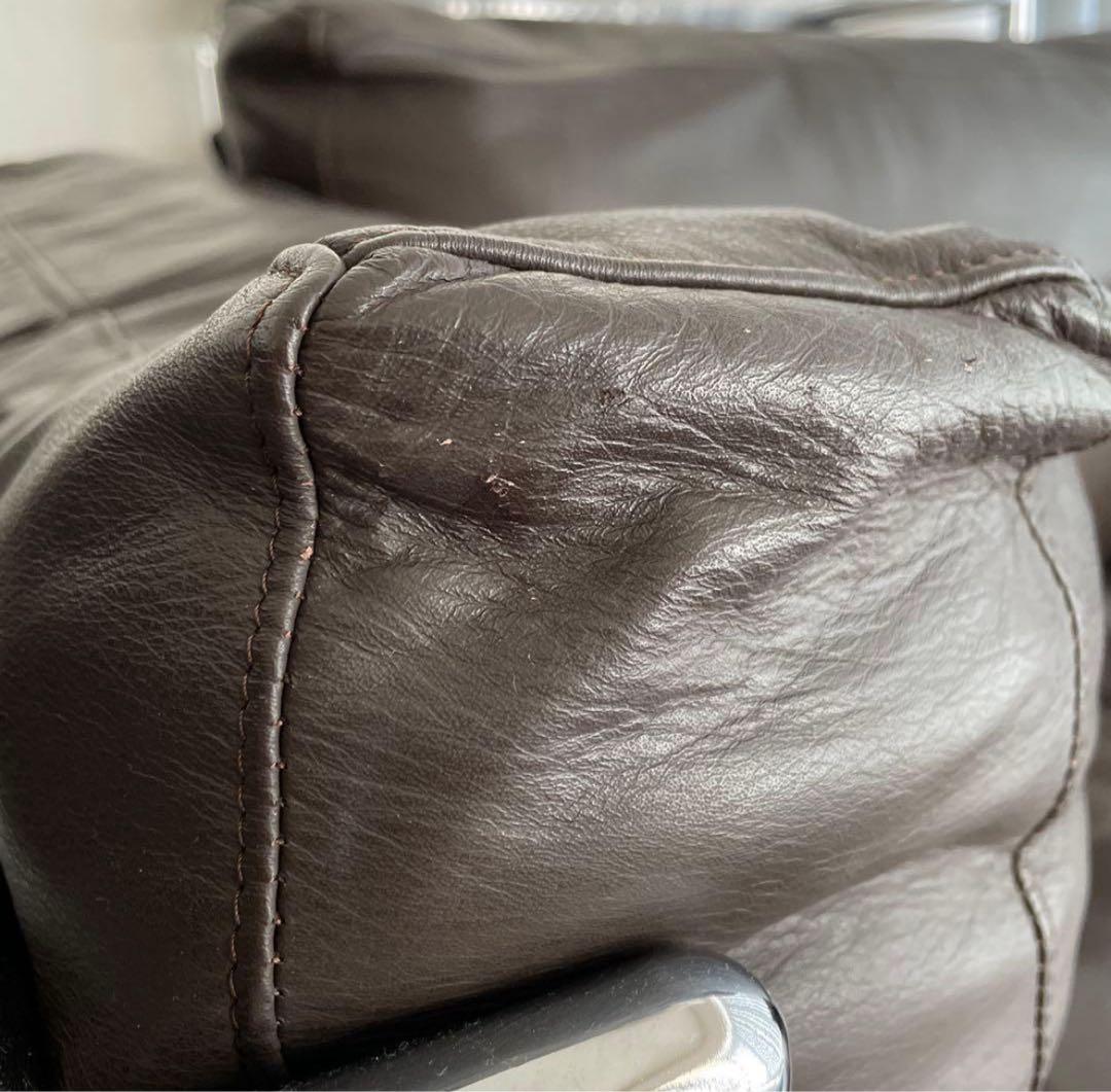 【最終価格】ル・コルビジュエ LC3 ブラウン　1人掛ソファー