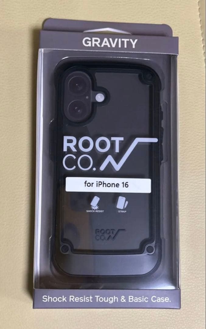 ROOT CO. GRAVITY ShockResisti【Phone16専用】