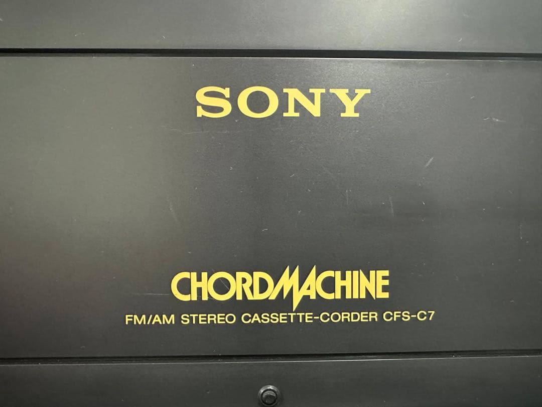 美品CFS-C7ソニー SONY CHORD MACHINE ラジカセ整備品