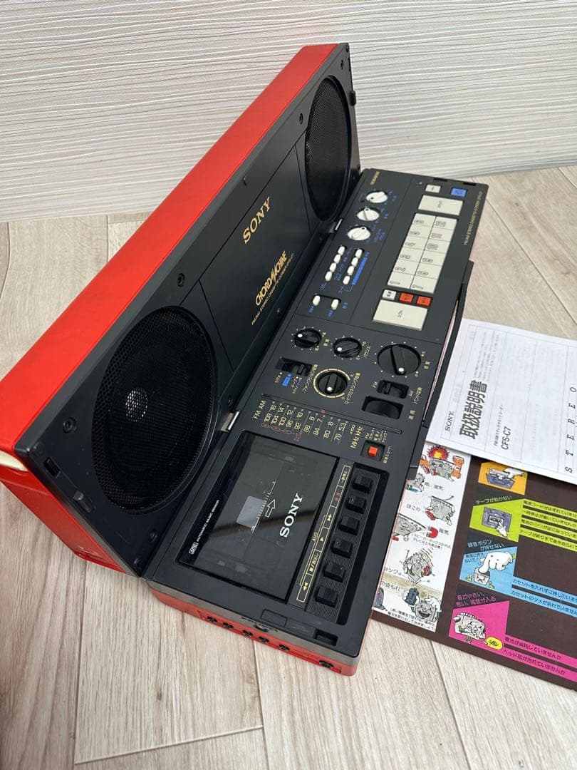 美品CFS-C7ソニー SONY CHORD MACHINE ラジカセ整備品