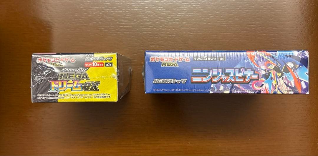 ポケモンカード　MEGAドリームex ニンジャスピナー各1BOX