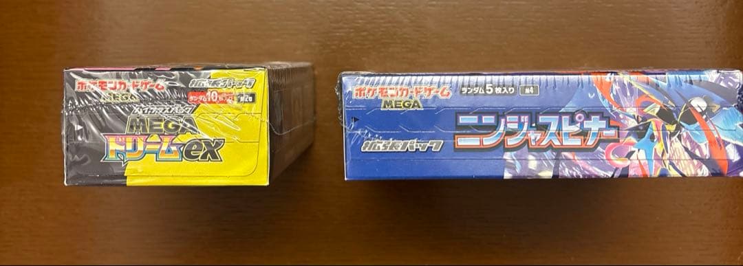 ポケモンカード　MEGAドリームex ニンジャスピナー各1BOX