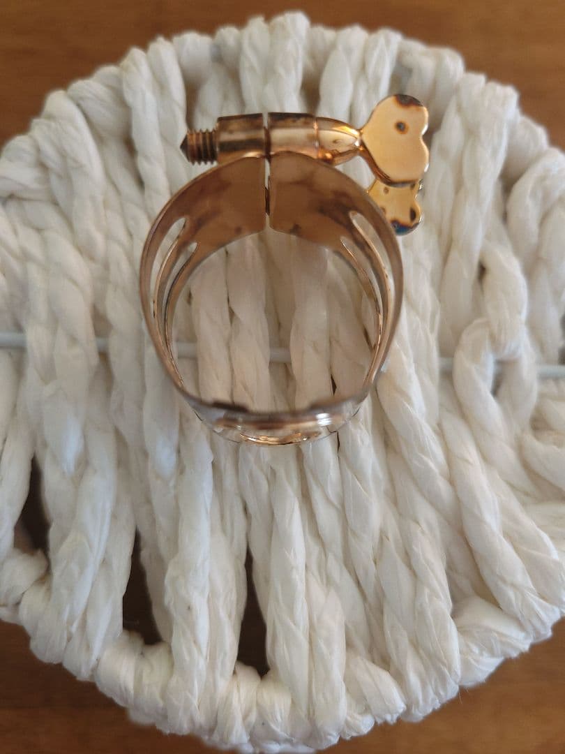 woodstone アルトサックスリガチャー ピンクゴールド